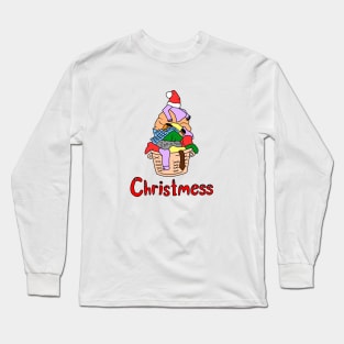 Christmas mess Long Sleeve T-Shirt